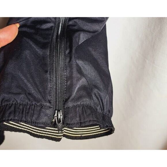 VTG 80s Peregrine Nylon Ski Snow rain Pants Sz Large Advantage 1000 Black USA - Picture 5 of 12